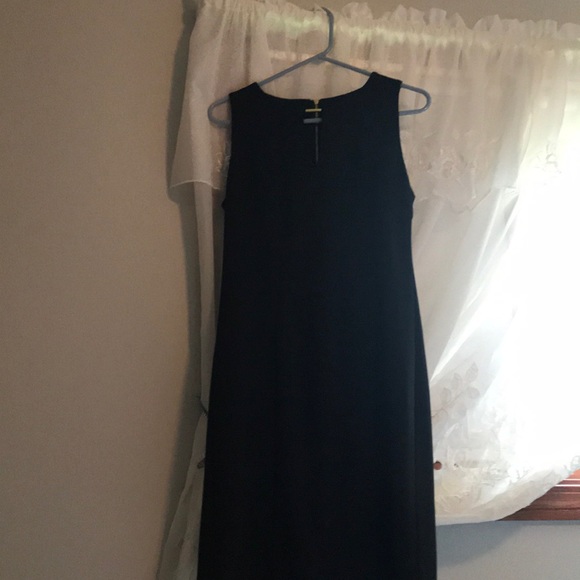 Calvin Klein black dress with gold - Picture 2 of 4